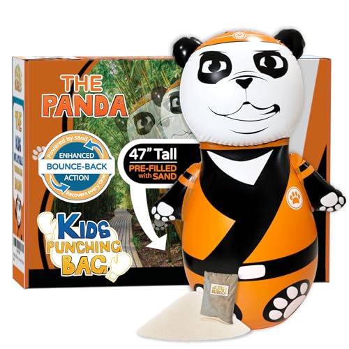 INFLATABLE DUDES Animal -Kids Punching Bag | Already Filled with Sand| Bop Bag | Premium Inflatable Toy | Punching Bag for Kids | Enhanced Bounce-Back Action! | Indoor Outdoor - Party Games