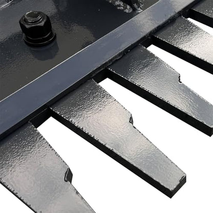 Skid Steer Attachment leveler harrow Medium Duty Land Leveler for Skid Steers, 78" Wide, Ideal for Landscape, Gravel Driveway Redressing & Soil Prepping