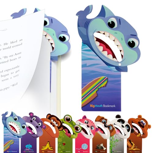 Thinking Gifts Magnetic Bookmark for Reading - Baby Shark - color: Shark
