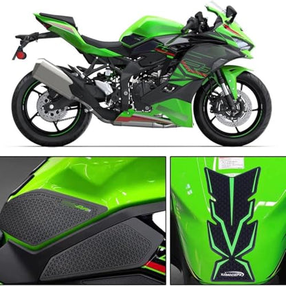 for 2026 2025 2024 2023 ZX4R ZX-4RR zx4rr zx-4r Side Pads Traction Pads Motorcycle new Fuel Tank Traction Side pad Knee pad Decal Protection Sticker 2023 2024 ZX4R ZX-4RR zx4rr Accessories