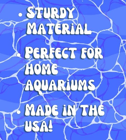 Chatelet REEFSHAPE - Abstract Aquarium Viewing Tunnel | Wavy Design Fish and Shrimp Hideout | Under-Substrate Tunnel | Made in USA (White) - color: White