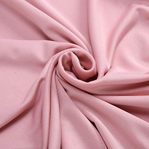 Little Girls Muslim Prayer Dress Abaya Dress Long Sleeve Ruffle Hijab Kaftan Toddler Dubai Islamic Modest Eid Jilbab - color: Pink, size: 5-6 Years