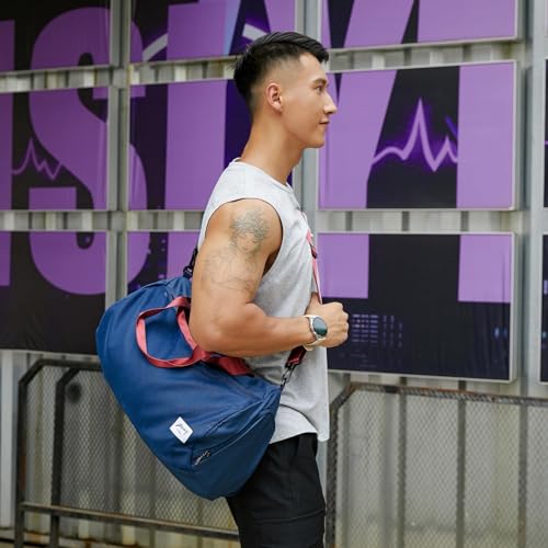 BESMART Gym Bags for Men with Side Pocket，38L Large Sports Gym Duffle Bag | Adjustable Strap&Shoe Compartment, Waterproof, Spacious, Wet Pocket, Durable Duffel Bag for Gym,Travel, Fitness,Navyblue - color: Navyblue with TPU pocket