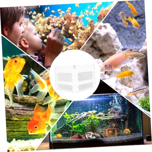 DIY Fish Tank Divider Acrylic Aquarium Partition Sand Guard Pump Guards for Clean Environment