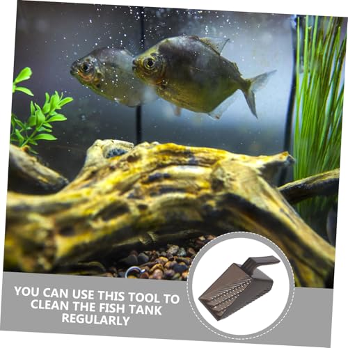Abaodam Fish Tank Sand Cleaner and Substrate Scoop Tool for Easy Aquarium Maintenance Root-Friendly Design for Gravel and Sand Construction for -Term Use