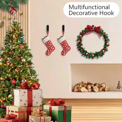 4PCS Folding Coat Hooks, Flip Down Hook, Foldable Gold Hook Wall, Heavy Duty Invisible Folding Hooks for Hanging Coats, Bags, Hats, Cooking Utensil, Bathrobes, Keys (Black) - color: Black, size: 4 Hooks