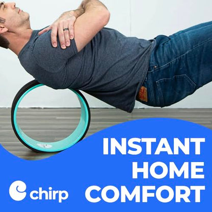 Chirp Wheel+ Foam Roller, Back & Neck Pain Relief, Mint 12-Inch - size: 12" - Gentle
