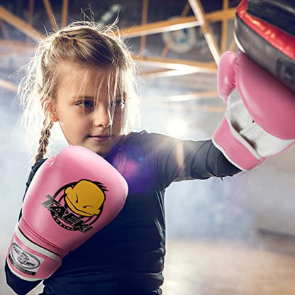 Cheerwing Kids Boxing Gloves 4oz Training Gloves for Youth and Toddler Punching Mitts Kickboxing Muay Thai Gloves