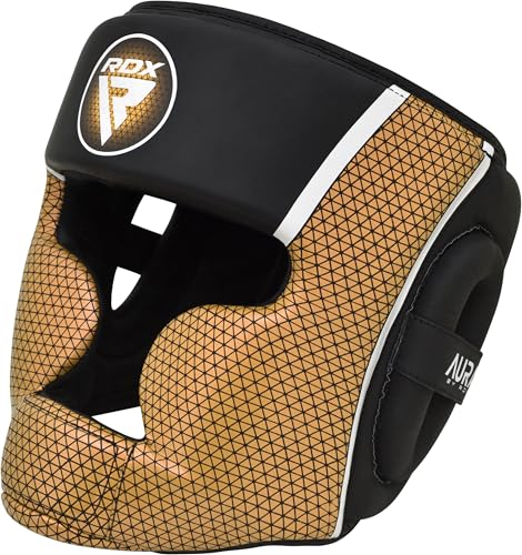 RDX Boxing Headgear, MMA Training, Adjustable Padded Full Coverage, Muay Thai, Kickboxing, Sparring, Martial Arts, Karate, Taekwondo Combat Sports Helmet, Men Women Home Gym - size: X-Large