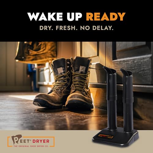 PEET, Original Dryer, Electric Shoe Dryer, Work Boots, Outdoor Gear, Athletic Gear, Silent,Energy-Efficient, Made in USA - style: Original 2-shoe Electric Dryer