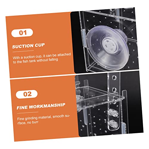Isolation Box for Fish Transparent Breeding and Incubation Separator for Aquariums Easy to Clean and Store for Fish and Observation