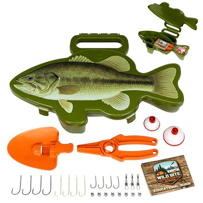 Flambeau Outdoors Wild Bite Fishing Tackle Box Kit - size: One Size, style: Bass