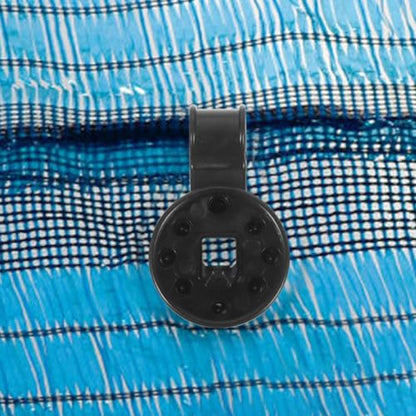 Beavorty 150pcs round Sunshade Clips Heavy Duty Non-slip Mesh Buckles for Garden Netting and Shade Cloth Fixing, Removable Reusable Tarp Clamps for Backyard and Greenhouse Use