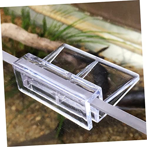Toddmomy 10pcs Acrylic Aquarium Support Bracket Fish Tank Cover Holder for Prevents Fish from Jumping Out Easy to Use Acrylic Racks