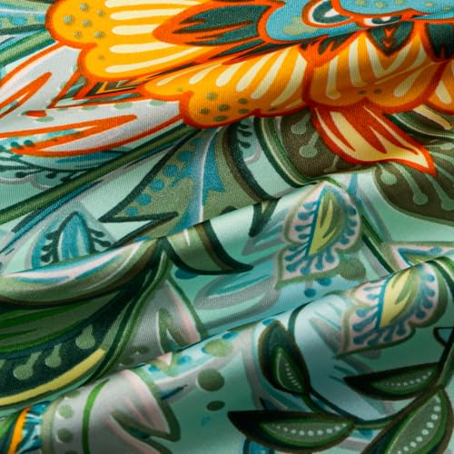RIIQIICHY Women Head Hair Scarf Like Satin Silk Scarf Sleeping Hair Wrapping Night 27.5" - color: C014