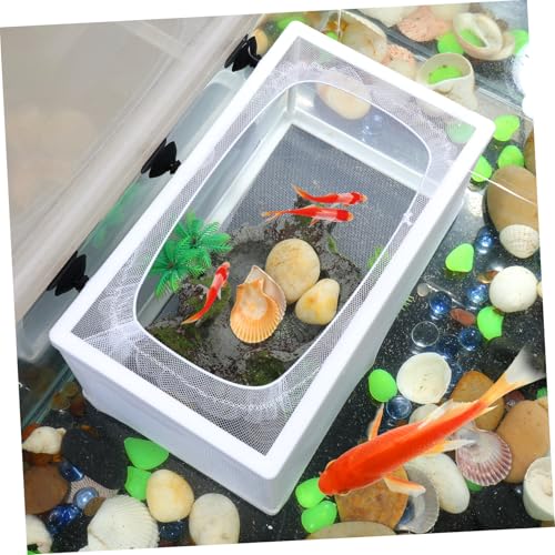 2pcs Fish Hatchery Box Aquarium Separation Net Nylon Incubator Mesh - Large Size