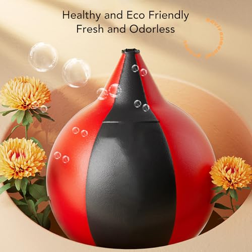Double End Punching Bag, PU Leather Boxing Ball for Training with Adjustable Cord, Improve Reflexes and Speed for All Skill Levels