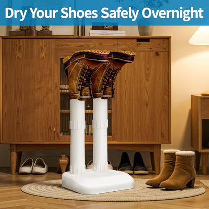 LAVIEAIR Boot Dryer Shoe Dryer for Work Boots Sneakers and Gloves, No Heat Ultra Low Temperature Drying, Fanless Noiseless Boot Warmer Deodorizer