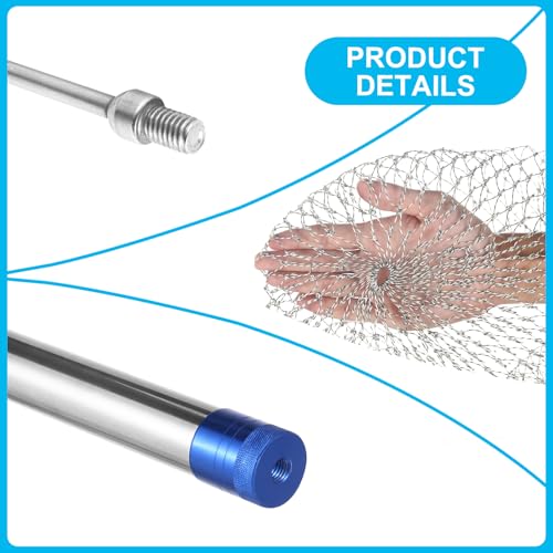 Chicken Catching Net ,Extendable from 33" to 75" Chicken Catcher Leg Hook | Animal Net, Made of Stainless Steel Tube, Suitable for Catching Duck, Goose, Skunk, Bat and, Bird Net & Fish Net