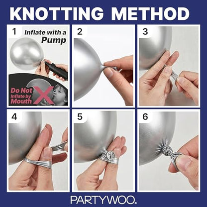 PartyWoo 네이비 블루 풍선 128피스 다양한 사이즈 45.7cm(18인치), 30.5cm(12인치), 25.4cm(10인치), 12.7cm(5인치) 다크 블루 풍선 아치 키트 화환 졸업 웨딩 스포츠 베이비 샤워 생일 처녀 파티 장식 블루-Z90 - color: Blue-z90