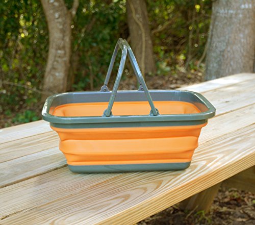 ust FlexWare Collapsible Sink with 2.25 Gal Wash Basin for Washing Dishes and Person During Camping, Hiking and Home | camping-cooking-utensils