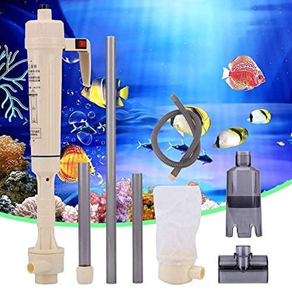 Aquarium Gravel Cleaner, Battery Powered Fish Washer Siphon Water Change Cleaning Tool for Aquarium Fish