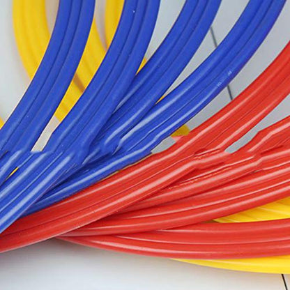 plplaaoo 6PCS Agility Training Rings,Training Speed Rings,Multicolor Speed Agility Rings Set, Football Control Skills Agility Loop, Multifunction Agility Training Rings for Agility Footwork Training