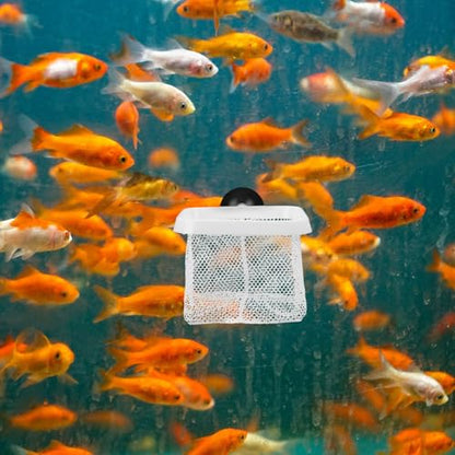 YARNOW 5pcs Fish Breeder Net Suction Cups Divider Nets for Fish Tanks for Shrimp and Fry Protection Prevents Easy Installation Versatile Use