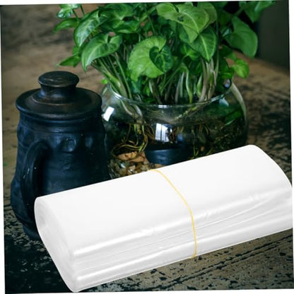 SOLUSTRE 50Pcs Clear Fish Packing Bags Hdpe Fish Transport Containers Design for Safe Aquarium Fish Transport Oxygen Bags for Pet and Feeder Fish