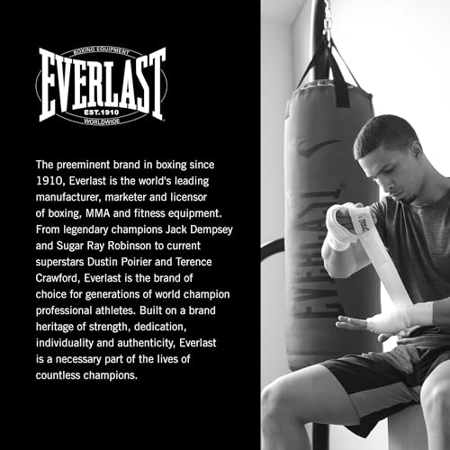 Everlast Freestanding Inflatable Punching Bag with Target System & Air Pump - Kids Boxing Training Equipment with Stable Water Base - Durable PVC Standing Bag for Home Fitness & Exercise