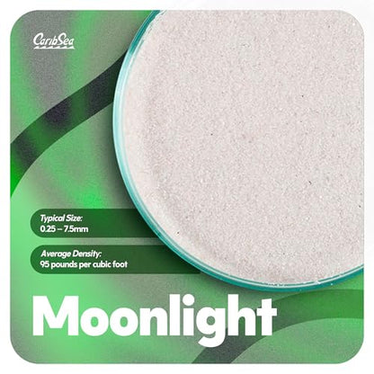 Carib Sea Super Natural Moonlight Sand for Aquarium – 5 lb Each – Ideal for Freshwater Aquaria – Perfect for Discus, Tetras, Angelfish, and More – (Pack of 2) - size: 5lb (Pack of 2)