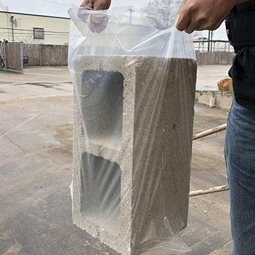 Allgala Heavy Duty PE Thick 3mil Open-End Plastic Packaging Bags/Clear - 18x24-600 Bag - size: 18x24*600 Bag