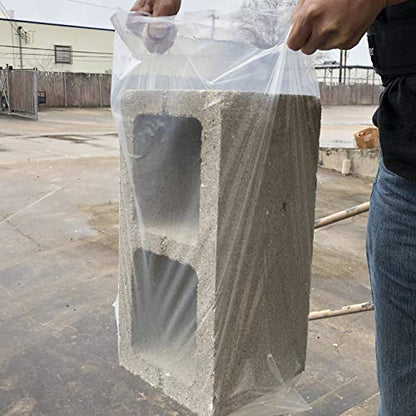Allgala Heavy Duty PE Thick 3 mil Open-End Plastic Packaging Bags/Clear - 18x24-100 Bag - size: 18x24*100 Bag