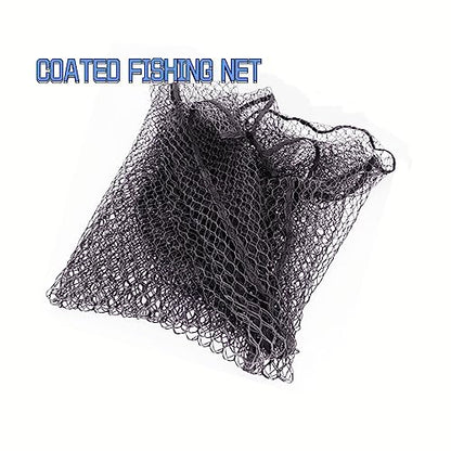 Rubber Coated Replacement Fishing Net Hook Resist Large Deep Fish Net Mesh | Replacement Landing Net Mesh,Rubber Coated Net Bag for Big Catfish Trount Salmon Pike Musky,Fits Freshwater Saltwater - color: 3/4" Mesh, size: XL:34.6"Dia.-36"Depth-109"Circumfe