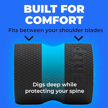 Chirp Wheel+ Foam Roller, Back & Neck Pain Relief, Mint 4-Inch | Focus Neck and Back Roller, Foam Roller for Tension Headaches, Trigger Point and Pressure Point Massage, 4 Inch - size: 4" - Focus