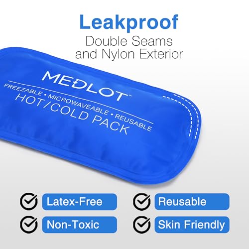 LotFancy Gel Ice Packs, 2pc Reusable Hot Cold Pack for Therapy, Heating Cooling Gel Pad, Pain Relief for Face, Head, TMJ, Wisdom Teeth, Oral Facial Surgery, Sport Injuries, Migraine, Muscle Joint - style: 7.5 x 3.75in (2 Pack for Face Wrap)