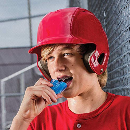 Under Armour Mouth Guard for Braces, Sports Mouthguard for Football, Lacrosse, Hockey, Basketball, Strapless, Youth & Adult - size: Adult