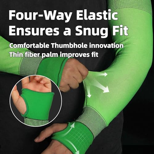 Schwer Ultra-Thin ANSI A6 Cut Resistant Arm Sleeves, 21 Gauge Comfortable and Breathable Protective Sleeves, Arm Protectors for Thin Skin and Bruising, Work, Gardening, Farming, Outdoors, L - size: 18in-L