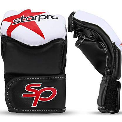 Starpro | Light & Durable MMA Gloves | Great for Grappling & Sparring | MMA Gloves for Men, MMA Gloves Women, MMA Sparring Gloves, MMA Gloves Men, MMA Training Gloves, MMA Boxing Gloves - size: Large