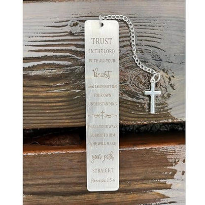 성경 책갈피 책 마커, 금속 기독교 책갈피 선물 액세서리 (Trust in the Lord) - style: 주님을 믿으세요