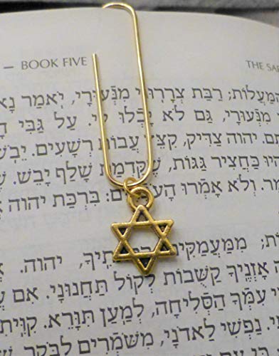 3 Bookmarks Page Finders Star Of David Jewish Star