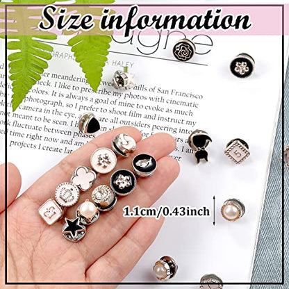 Sureio 80 Pcs Brooch Pins Mini Safety Lapel Pins Buttons Brooches Para Ropa De Mujer for Women Clothes Jeans Coat Dress Hat Decoration, 0. 39 Inch(Classic Style)
