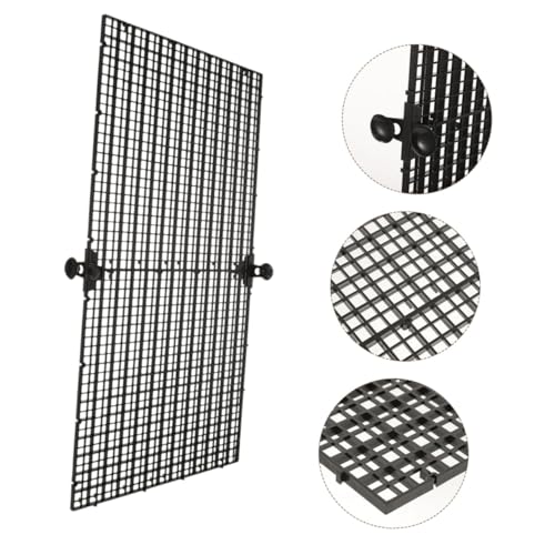 VICASKY 4sets Fish Tank Divider Isolation Board Plastic Grate Crate Design for Safe Fish Separation Bottom Tray for Aquariums and Pet Enclosures