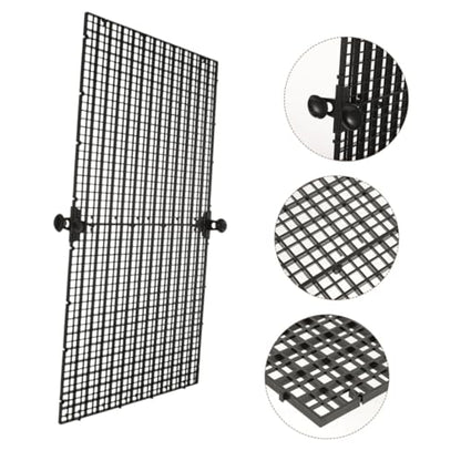 VICASKY 4sets Fish Tank Divider Isolation Board Plastic Grate Crate Design for Safe Fish Separation Bottom Tray for Aquariums and Pet Enclosures