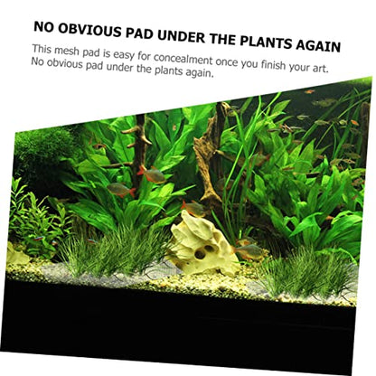 2pcs Aquatic Mesh Sturdy Mesh Pad Mesh Nets Aquarium Cleaners Aquarium Filter Pad Aquarium Mesh Pads Aquatic Wall Mesh Bendable Net Stainless Steel Plant Stand Multifunction - size: 30x20cm