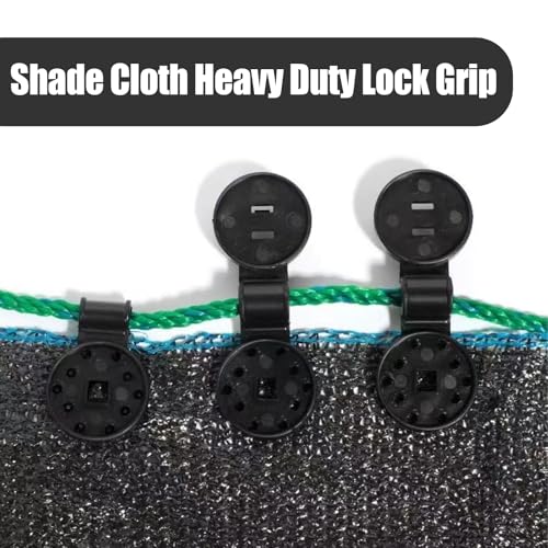 100/80/60/40/20 PCS Shade Cloth Heavy Duty Lock Grip, Universal Windproof Garden Net Clamps, Tarp Clips Fix Clamp for Sun Shade Sail Tarpaulin Mesh Canopy Fence (100 Pcs) - color: 100 Pcs