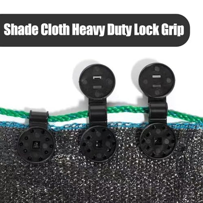 100/80/60/40/20 PCS Shade Cloth Heavy Duty Lock Grip, Universal Windproof Garden Net Clamps, Tarp Clips Fix Clamp for Sun Shade Sail Tarpaulin Mesh Canopy Fence (60 Pcs) - color: 60 Pcs