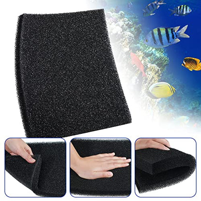 Tondiamo 3 Pieces Aquarium Sponge Filter Pad Media Cut to Fit Foam for Fish Tank Filters Replacement Fish Tank Cleaner Open Cell Foam Sponges for Dishes