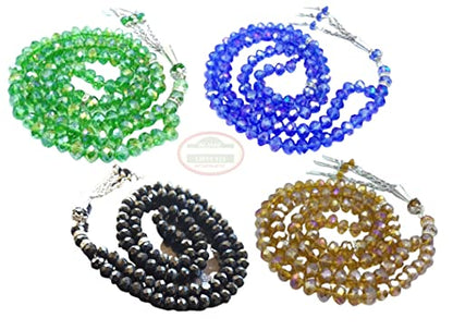 Lot 12 Big Tasbih Prayer 99 Worry Beads Misbaha Islamic Gift Ramadan Gift Allah Rosary Bulk Islamic Crystal Prayer Beads Islamic Gifts 123