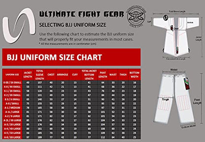 Ultimate - Brazilian Jiu Jitsu Gi - Inner Sublimation of Brazil Flag - size: A2